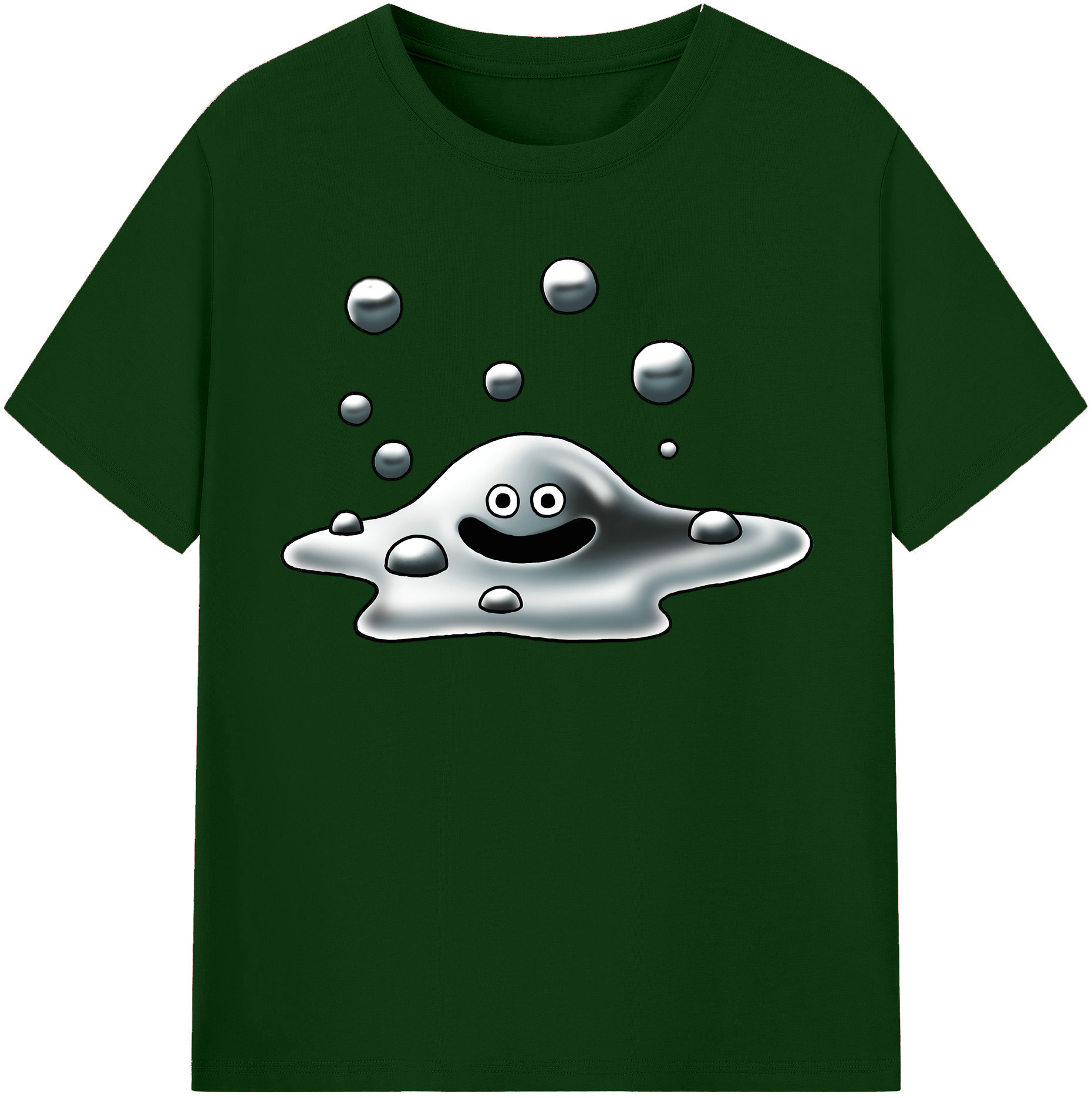 （画像用） ドラゴンクエスト Doragon Kuesuto Dragon Quest 綿100％半袖Tシャツ（フロントプリント）